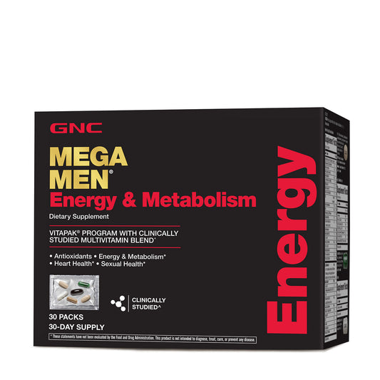 GNC Mega Men® Energy & Metabolism Vitapak® Program - 30 Vitapaks